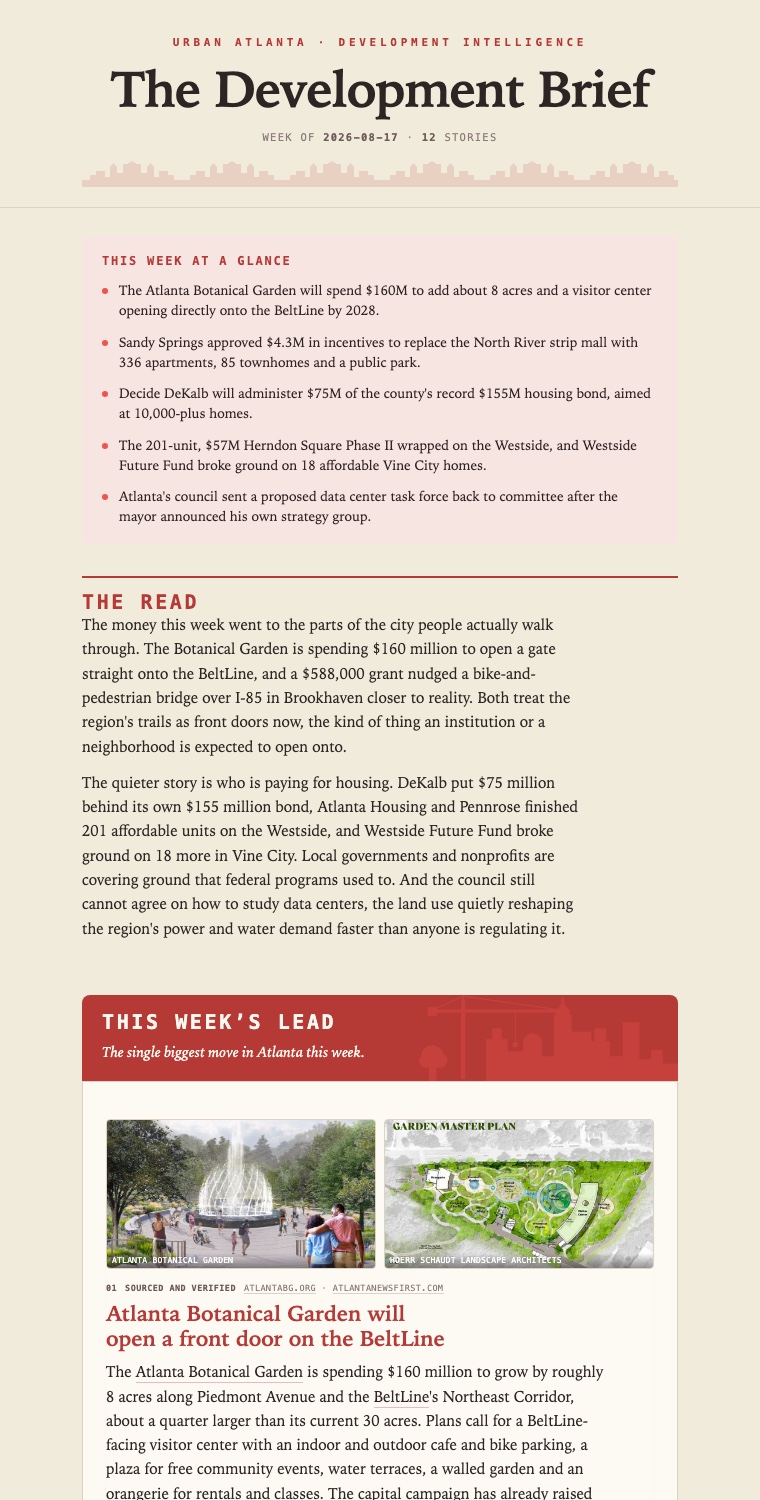 A recent issue of The Atlanta Brief