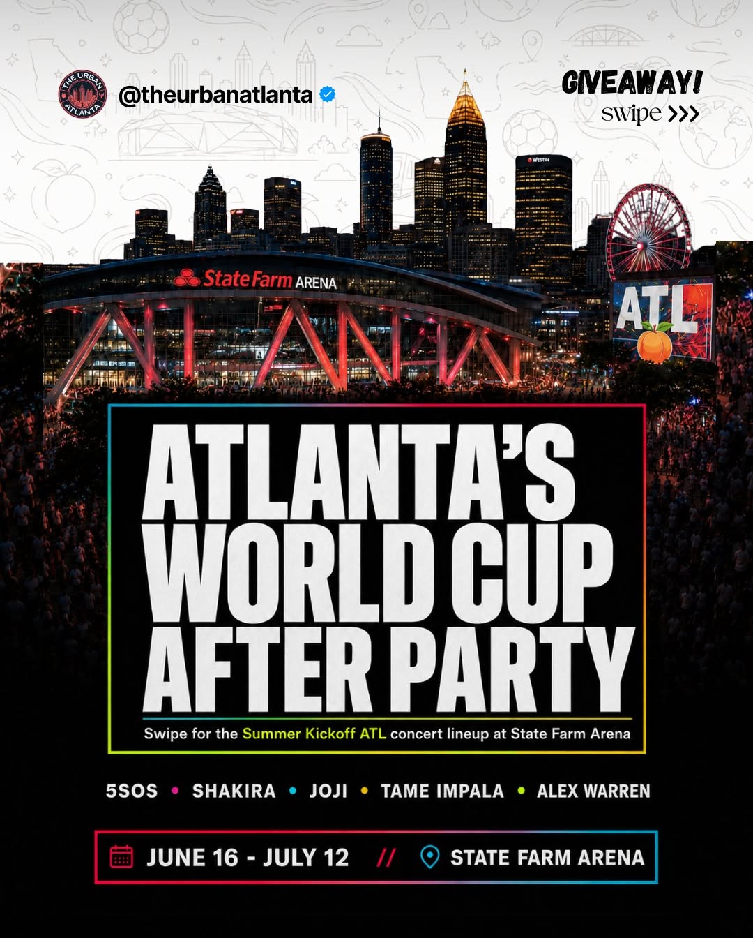 Summer Kickoff ATL at State Farm Arena Instagram post thumbnail