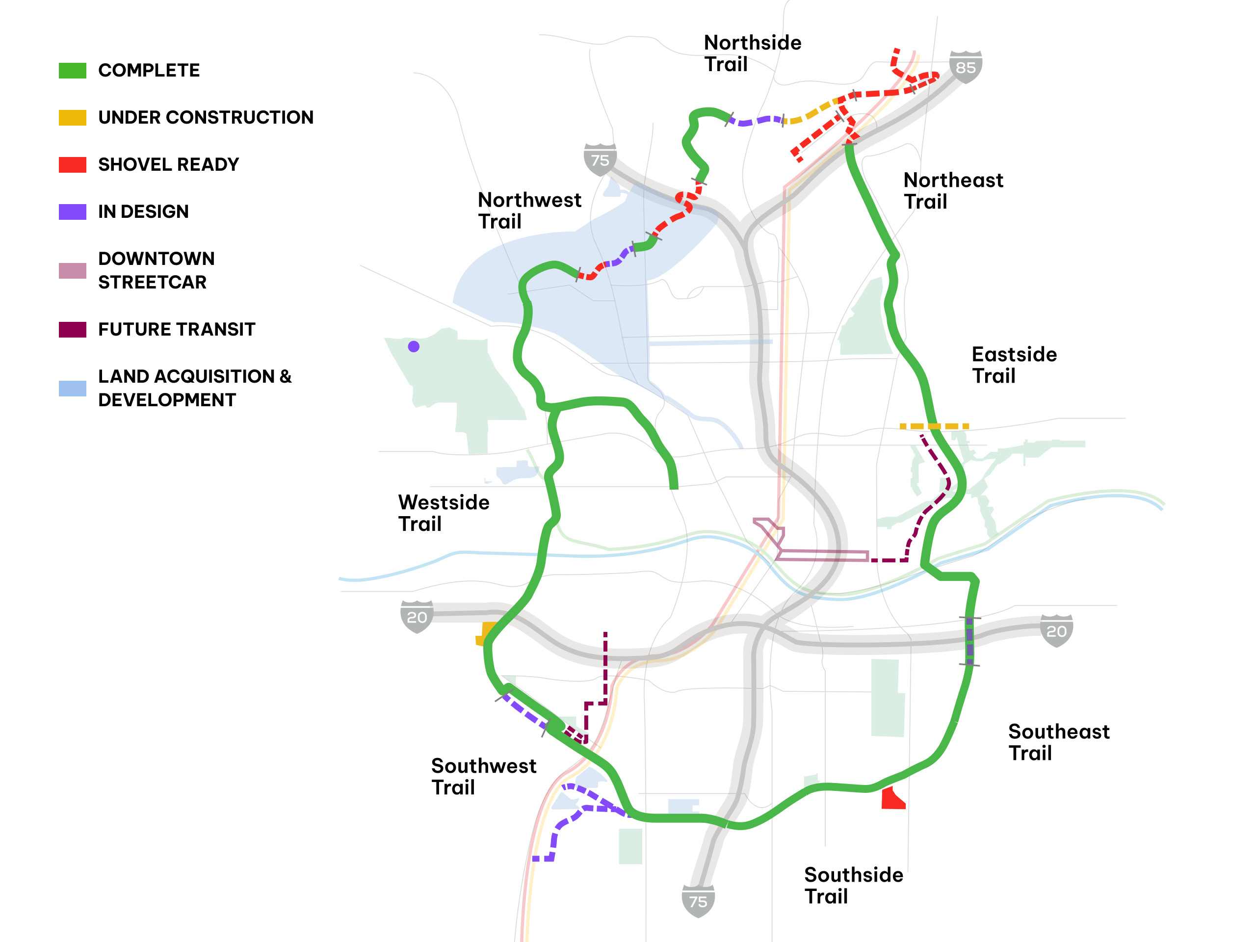 Current Projects Map July