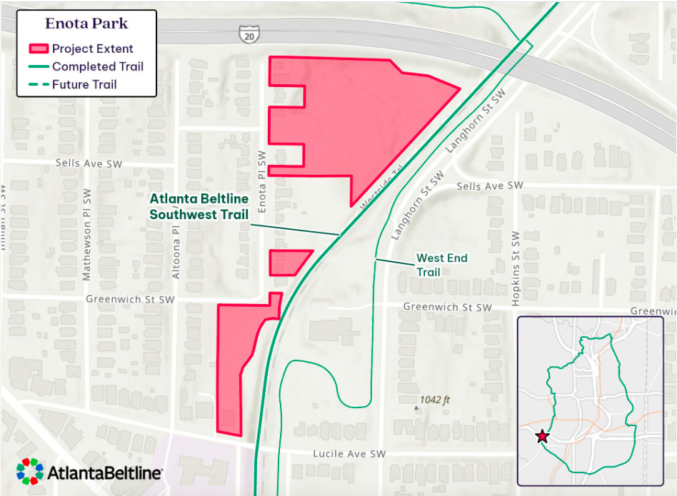 Map Enota Park