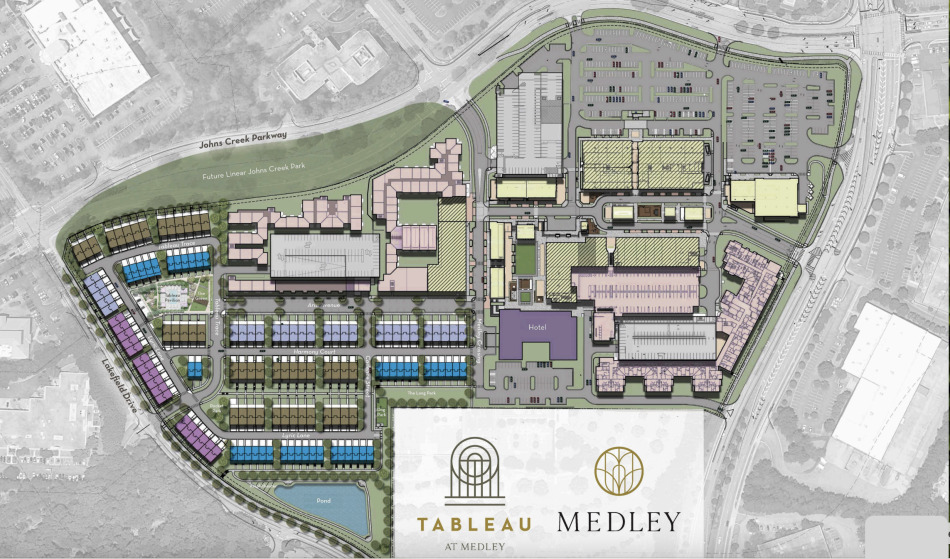 Site plan for Medley.