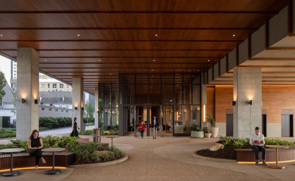 The Ten Twenty Spring breezeway today.
