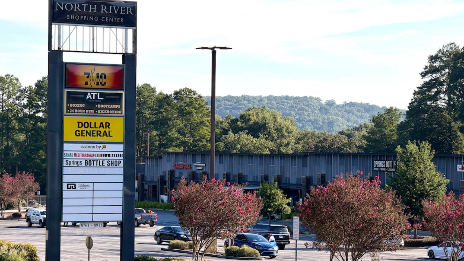 The existing North River Shopping Center.